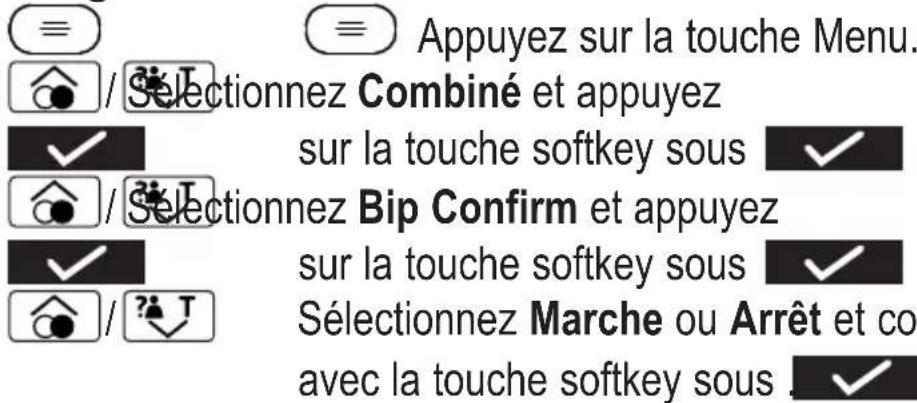 Amplicomms BIGTEL 202 - Régler le signal de confirmation - 1