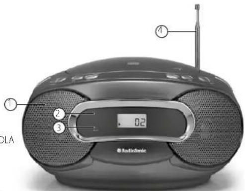 AudioSonic CD1582 - SPÁJACIE SÚČASTI - 1
