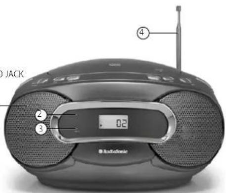 AudioSonic CD1582 - IDENTYFIKACJA CZĘŚCI - 1