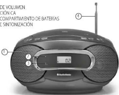 AudioSonic CD1582 - IDENTIFICACIÓN DE PIEZAS - 1