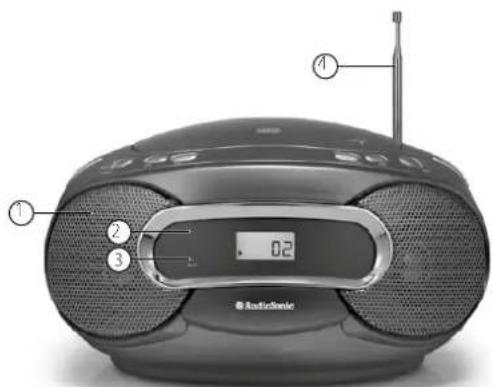 AudioSonic CD1582 - IDENTIFIER A DELAR - 1