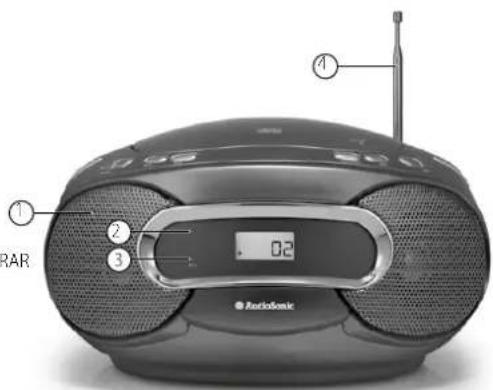 AudioSonic CD1581 - IDENTIFIERA DELAR - 1