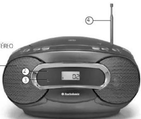 AudioSonic CD1581 - IDENTIFICAZION DAS PEÇAS - 1