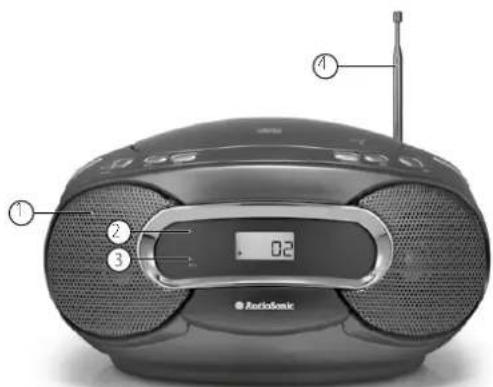 AudioSonic CD1581 - IDENTIFIERA DELAR - 1