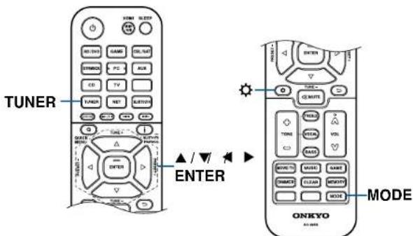 ONKYO TXNR5100 - TunMode:Manual - 1