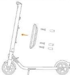 SEGWAY Ninebot KickScooter E25 - Instalacja zestawu drugiego akumuladora (opcja) - 3