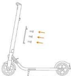 SEGWAY Ninebot KickScooter E25 - Instalacja zestawu drugiego akumuladora (opcja) - 2