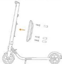 SEGWAY Ninebot KickScooter E25 - Installazione di un secondo pacco batteria (opzionale) ATTENZIONE:Usare solamente - 3
