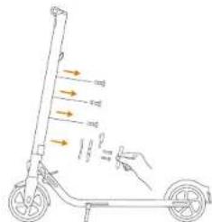 SEGWAY Ninebot KickScooter E25 - Instalar una seguda bateria (optional) - 1