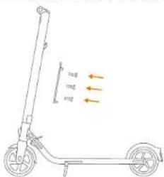 SEGWAY Ninebot KickScooter E25 - Installazione di un secondo pacco batteria (opzionale) ATTENZIONE:Usare solamente - 2