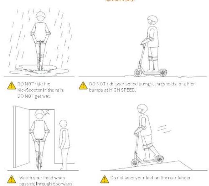 SEGWAY Ninebot KickScooter MAX G30E II - WARNING - 1