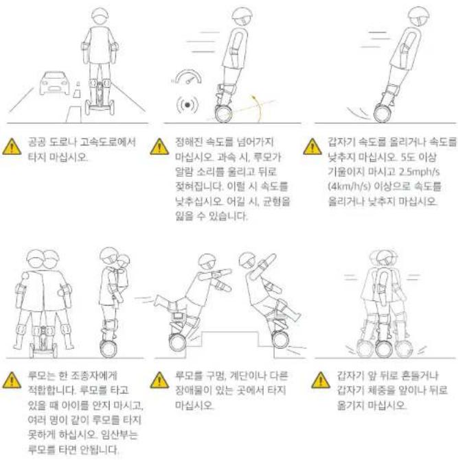 SEGWAY Loomo - △경고 - 6