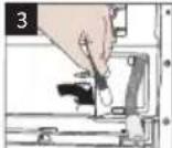 BEKO DS7432PXA - De waterafvoerslang aansluiten - 3