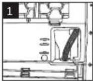 BEKO DS7432PXA - Raccord du tuyau de vidange de l'eau - 1