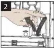 BEKO DS7432PXA - Raccord du tuyau de vidange de l'eau - 2
