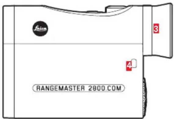 LEICA Rangemaster CRF 2800.COM - DÉSIGNATION DES PIEÇES - 3