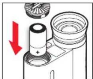 LEICA Rangemaster CRF 2800.COM - SUSTITUCION DE LA PILA - 2