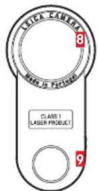 LEICA Rangemaster CRF 2800.COM - NAAM VAN DE ONDERDELEN - 4