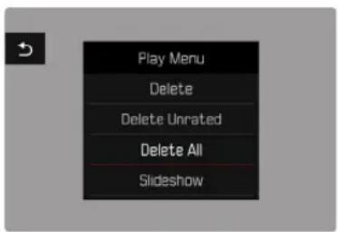 LEICA Q2 Monochrom - EFFACER TOUTES LES PRISES DE VUE - 1