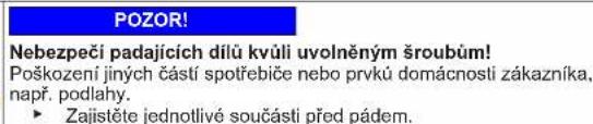 BOSCH WNA13470 - Sejmutí predního panelu - 6