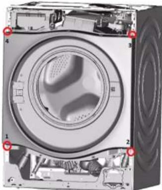 BOSCH WNA13470 - Rimozione della guarnizione dell'oblò - 3
