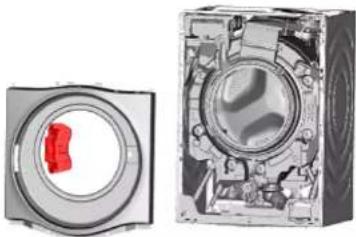 BOSCH WNA13470 - Az ajtózsanér eltávolítása - 1