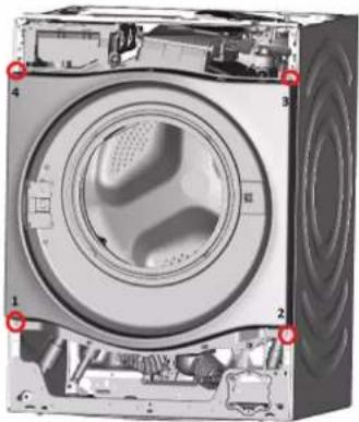 BOSCH WNA13470 - Remover o painel frontal - 7