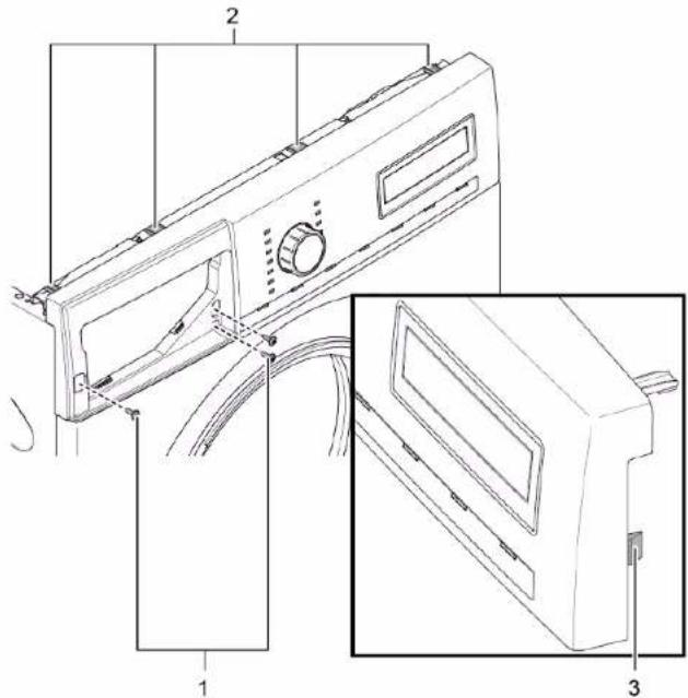 BOSCH WAV28L91BY - Gösterge panelin sökülmesi - 1