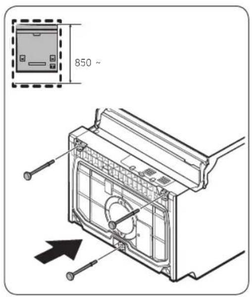 SAMSUNG DW60A6090IB - ÉTAPE 2 Pour insérer le sous-pied (sauf le modele non encastrable) - 1