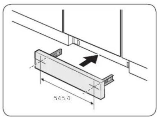 SAMSUNG DW60A6090IB - Pre-cut skirting board (DW60A60\*\*U\* Series) - 2