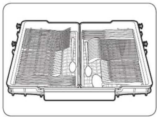 SAMSUNG DW60A6090IB - Oberkorb - 3