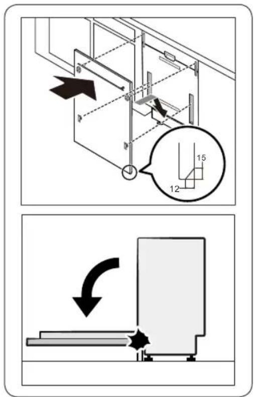 SAMSUNG DW60A6090IB - Aufstellen des Geräts - 2
