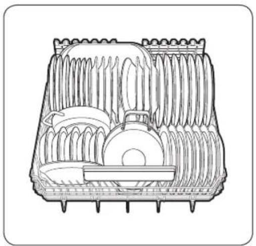 SAMSUNG DW60A6090IB - Panier inférieur - 1