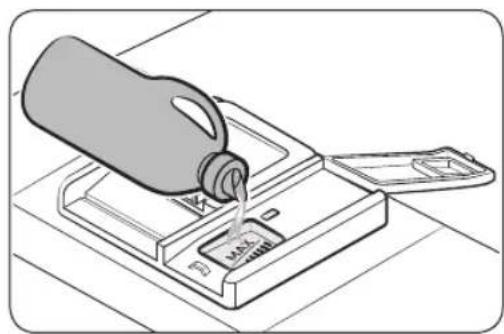 SAMSUNG DW60A6090IB - Remplissage avec du produit de rincege - 2