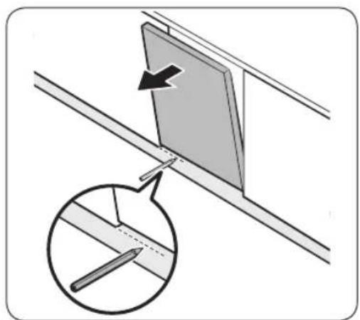 SAMSUNG DW60A6090IB - Skirting board - 1