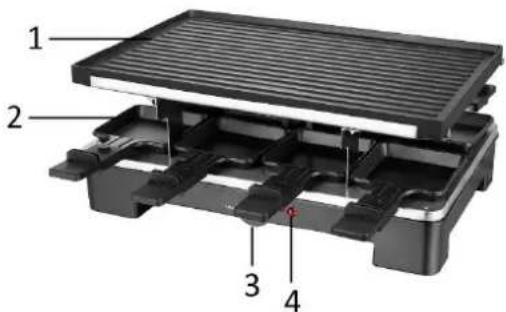 Emerio RG110282 - LISTE DES COMPOSANTS - 1