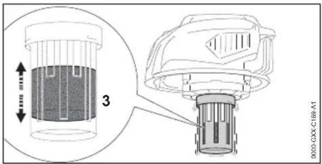 STIHL SE 33 - Controllare il galleggiante - 1