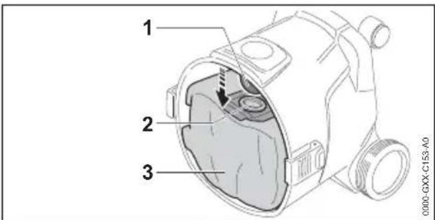 STIHL SE 33 - Aspiration de poussière légèrement humide - 1