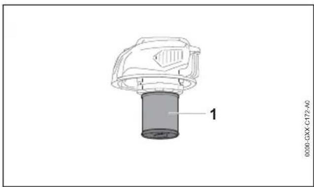 STIHL SE 33 - Patronenfilter prüfen - 1
