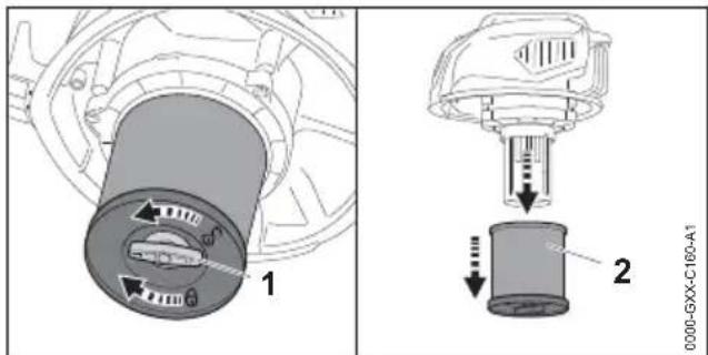 STIHL SE 33 - Picking up Liquid - 1