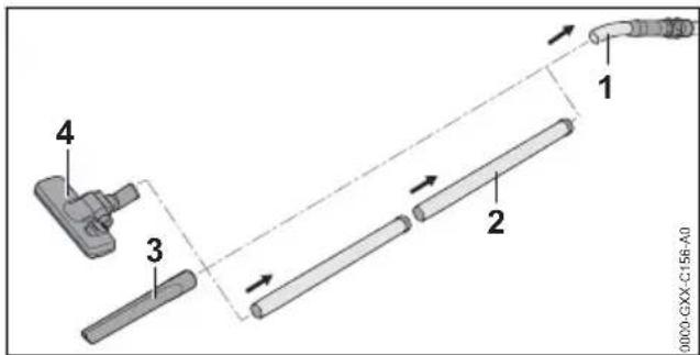 STIHL SE 33 - Removing the Suction Hose - 1