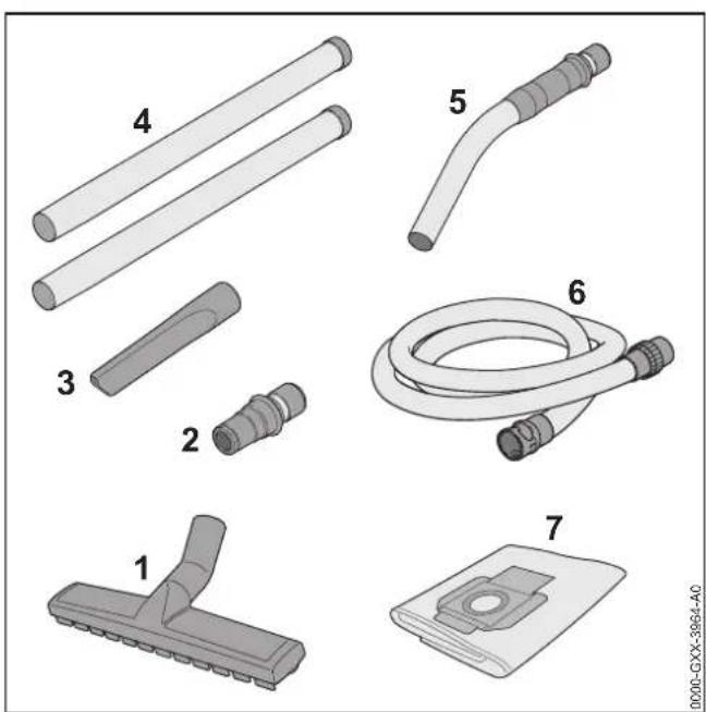 STIHL SE 133 ME - Accesorios suministrados - 1