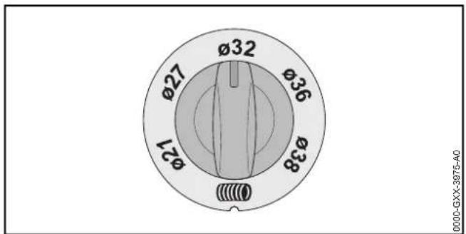 STIHL SE 133 ME - Imuletkun lapimitan saatö - 1