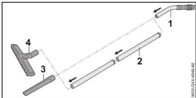 STIHL SE 133 ME - YcTaHOBka npHaadJeXHoCTeI - 1