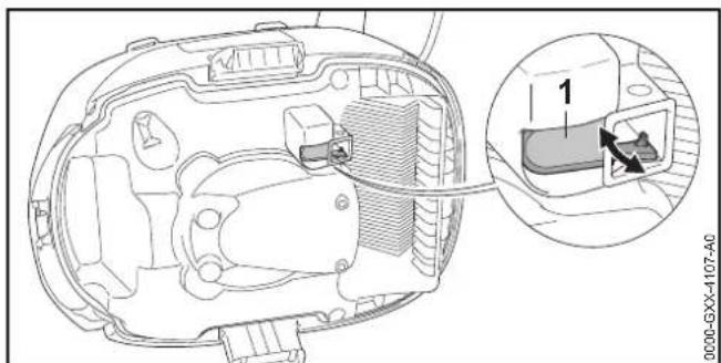 STIHL SE 133 ME - Comprobar el flotador - 1