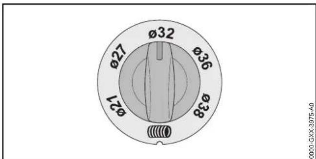 STIHL SE 133 ME - YctaHObKa DnAmETpa BCacbIbAOJero OHaHra - 1