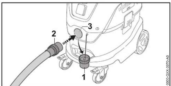 STIHL SE 133 ME - Imulektkun kiinnitys - 1