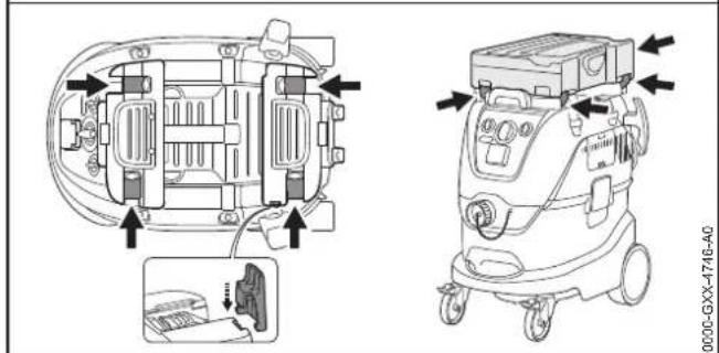STIHL SE 133 ME - Attaching the tool box - 2