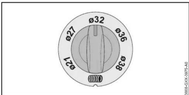 STIHL SE 133 ME - Stall in sugslangens diameter - 1