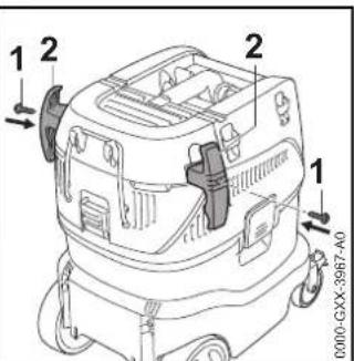 STIHL SE 133 ME - Assemblare l'aspiratore a umido/a secco - 4